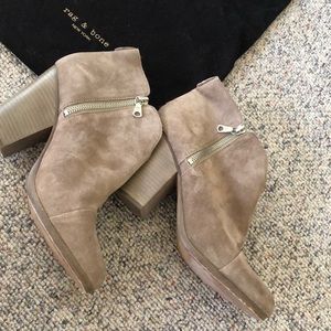 Rag & Bone suede booties